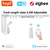 Tuya Zigbee Wifi Curtain Motor, Tuya Curtain Motor, Zigbee Curtain Motor, Smart wifi Curtain Motor, Wifi curtain motor, curtain track, tuya curtain track